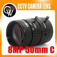 8MP 4K 1:1.4 50Mm C เลนส์ F1.2คู่มือมันการจราจรทางบกเฝ้าระวังกล้องวงจรปิดเลนส์ C Mount สำหรับ5MP 6MP 8ล้านพิกเซลกล่อง HD ตัวกล้อง