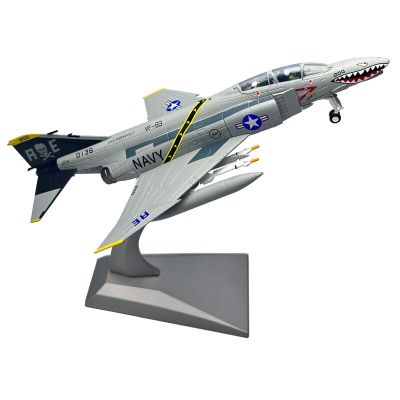 1:100 1/100 Scale US F4C F-4 Phantom Ⅱ นักสู้ VF-84 Diecast พวงกุญแจโลหะรูปเครื่องบินอากาศยานของขวัญของสะสมโมเดล