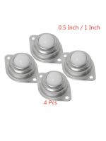 4 Pcs/Lot 0.5 / 1 Inch Bull Eye Wheel Nylon Caster Ball Conveyor Robot Universal