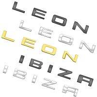 สติกเกอร์ติดตัวถังโลโก้3D ตราติดรถปุ่มโลหะสำหรับ Ibiza Leon แข่งรถ E-R ลาย Ateca Formentor Alhambra Exeo Aletea Ateca