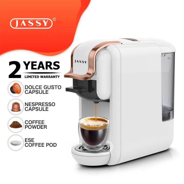 4 In 1 Capsule Coffee Machine 19Bar Espresso Maker for Nespresso