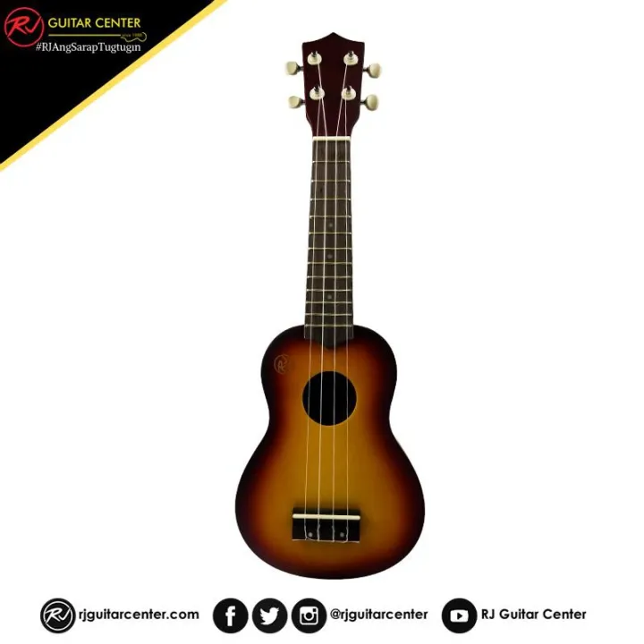 RJ Guitars Deluxe Ukulele Boracay with FREE Bag (Soprano) Lazada PH