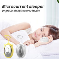 Microcurrent เครื่องช่วยนอนหลับ Sleep Aid Hand Holding Fast เครื่องนอนหลับหัวนวดผ่อนคลาย USB ชาร์จ