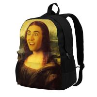 Mona Cage Nicolas Cage Backpacks Celebrity Jogging Female Print Backpack Unique Polyester Bags