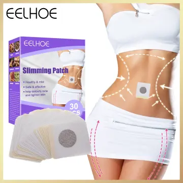 30PCS Magnetic Slim Patch Navel Stick Slimming Weight Loss Patches Fat  Burning