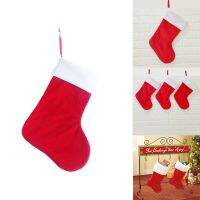 Christmas Party 1PC Creative Christmas Stockings Golden Velvet Bag Hanging Ornament Gifts Decorations for Party kerst decoratie Socks Tights