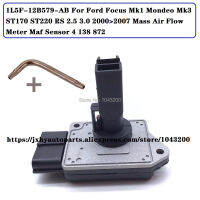 1L5F-12B579-AB สำหรับ Ford Focus Mk1 Mondeo Mk3 ST170 ST220 RS 2.5 3.0 00-07 Mass Air Flow Maf Sensor Torx OE #