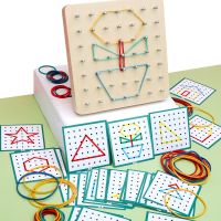 Baby Graphics Rubber Tie Boards with Cards Education Preschool Kids