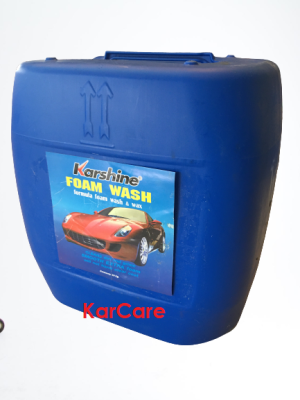 โฟมล้างรถคาร์ชายน์ สูตรผสม wax ขนาด 30 ลิตร Karshine Foam wash เพิ่มความเงางามให้สีรถ ล้างออกง่าย ไม่ทิ้งคราบ