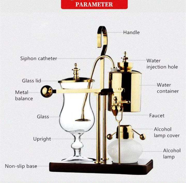 เครื่องทำกาแฟกาลักน้ำ-water-drop-balancing-siphon-เครื่องชงกาแฟสไตล์-siphonสูญญากาศ-water-drop-balancing-siphon