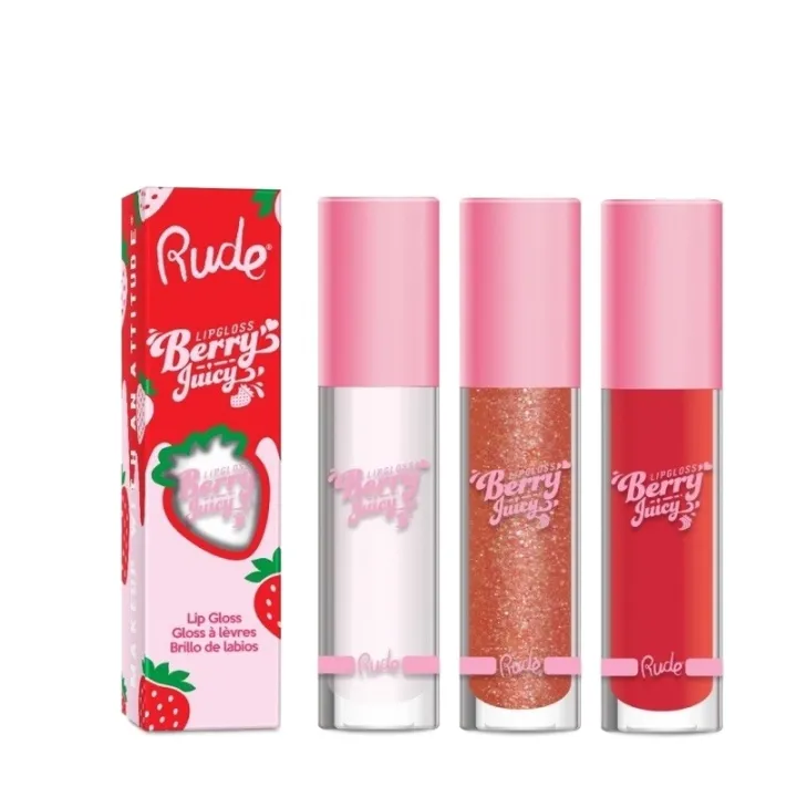 RUDE COSMETICS Berry Juicy Lip Gloss Lazada PH