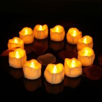 [VIVI decorations] 6/12ชิ้นชาแสง Flameless ริบหรี่ LED เทียนแสงถ่านไฟฉายเทียนหอมสำหรับตกแต่งงานแต่งงานกลางแจ้งฮาโลวีนคริสต์มาส