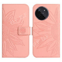 เคสสำหรับ Realme 11 4G 5G / Realme 11 NFC / Realme 11 Pro / Realme 11 Pro + 2023 PU เคสโทรศัพท์ REALME 11Pro แฟชั่นลายดอกไม้แสงแดดแบบกระเป๋าสตางค์ที่ใส่การ์ดหนังปกหลังนิ่ม Realme11ปลอกหุ้ม NFC