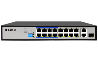 Switching Hub 16 Port D-LINK DES-F1018P-E (17, 16 POE,2 Uplink,+ 1 SFP)