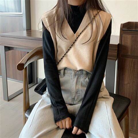 spring-and-autumn-2020-new-korean-style-loose-short-sleeveless-waistcoat-vest-v-neck-knitted-vest-for-women