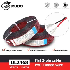 Copper Electrical Wire 10 Pin 22 Awg  Awg 16 Copper Wire 2 Pin -  5m/10m/20m Ul2468 2 - Aliexpress