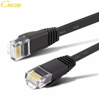 Cncob Cat6กิกะบิตเชื่อมต่ออินเทอร์เน็ตแบบแบนสายเคเบิลอีเทอร์เน็ตจัมเปอร์เครือข่าย-Rj45สายเคเบิลความเร็วสูงบ้าน