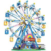 NEW LEGO Technical Rotating Ferris Wheel MOC Bricks City Friends Creative Toys for Children Building Blocks with Lights Gifts for Kids