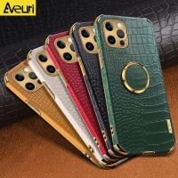 Luxury Leather Case For iPhone 12 Mini 11 13 14 Pro Max 6 6S 7 8 Plus Ring Holder Cover Phone Case For iPhone X XR XS SE 2020
