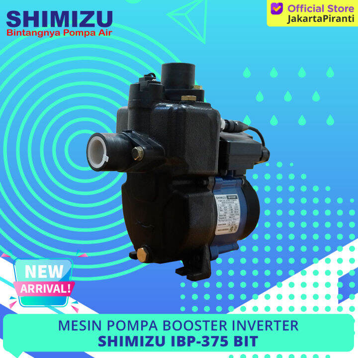 Mesin Pompa Air Pendorong Booster Pump Inverter Shimizu IBP375 BIT