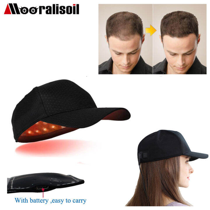 LED Red light Hair Growth Cap, Anti Hair Loss, 48 LED Beads, Red Light