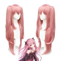 Cosplay wig Put an end to the blazing angels cos wig grams chain by Percy fission double horsetail cosplay pink fake fur