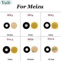 Yuli อะไหล่สำหรับ Meizu Mini Pro 6 /Pro 5 Mx6/Mx5/Mx4/Mx3เลนส์กระจกกล้องถ่ายรูปฝาหลังอะไหล่