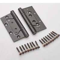 1 Pair Black4 Inch Stainless Steel Wooden Door Hinge Quiet and Durable Door Hardware