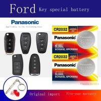 จัดส่งฟรีทางไปรษณีย์☍Panasonic 2032 Ford Focus Furys Mondeo Territory Maverick Wing Bo กุญแจรถรีโมทคอนโทรลแบตเตอรี่