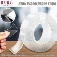 Nano Tracsless Single Sided Mildew Tape Sink Gap Household Kitchen Bathroom Waterproof Strong Self-adhesive Transparent Tape