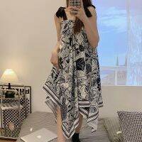 wire harness pajamas women silk fabrics the summer of 2023 new cool feeling languid is lazy long nightgown