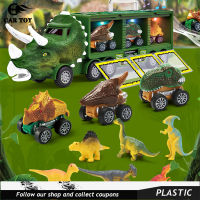 CARTOYS 1 Pcsdosaur ขนส่งรถของเล่นดึงกลับยานพาหนะ Dino ภาชนะเก็บของเพลงโมเดลรถยนต์เด็กผู้ชายเด็กๆของขวัญวันเกิด