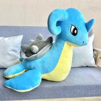 ของเล่นตุ๊กตา Lapras โปเกมอนน่ารัก50-70Cm,Kado Ulang Tahun หมอนโปเกมอนน่ารักยัดนุ่นตุ๊กตาสัตว์การ์ตูนปิกาจูสำหรับเด็ก