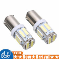 ไฟ Ba9s-7020-10 Led หลอดไฟแบบกว้างสำหรับรถยนต์1คู่ลำแสง360องศาไฟป้ายทะเบียนรถ