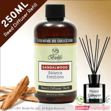 Essential Oil - Sandalwood Organic 5 G - 100% Pure and Natural - Florihana