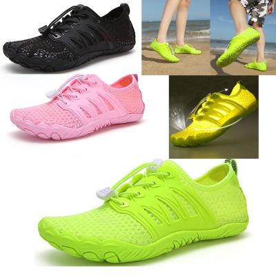 Quick Dry Swimming Water Shoes Breathable Non-slip Aqua Shoes Comfortable Swim Beach Aqua Shoes Outdoor Supplies for Lake Hiking