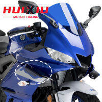 สำหรับ Yamaha YZF-R3 YZFR3 R3 2019 2020 2021 2022รถจักรยานยนต์สปอยเลอร์อะไหล่ Aerodynamic Wing Kit Windfoil Fairing Wing