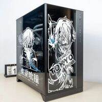 Tokio ผีปอบสติกเกอร์ลายอะนิเมะสำหรับ Casing PC รูปลอกตกแต่งการ์ตูนญี่ปุ่นสำหรับคอมพิวเตอร์ ATX กันน้ำลอกออกได้ง่าย