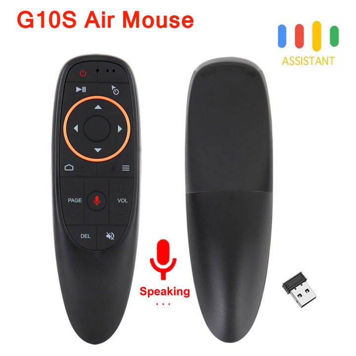 G10 Air Mouse Smart Voice G10S PRO Remote Control with USB 2.4GHz ...