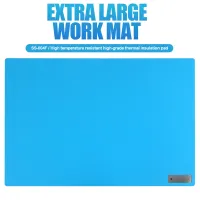 【YY】500*350mm Extra Large Work Mat High Temperature Resistant Heat Insulation Pad High-Grade Silicone Mat for BGA Rework Station