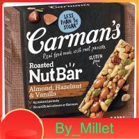 Almond Hazelnut &amp; Vanilla Nut Bars Carmans 175 G.