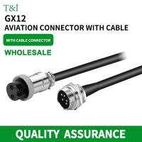 ♘❡☎ GX12 2/3/4/5/6/7/8/9/10Pin Male Female Air Aviation Connector Power Cable Wire Line Socket with 1m Cable