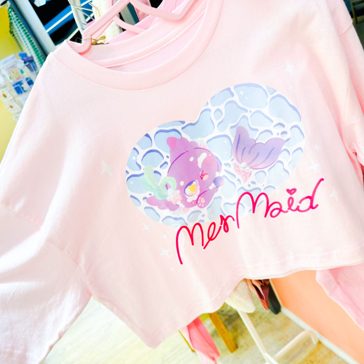 เสื้อครอปแมวเงือกมิสไนท์-missnight