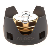 เตาแอลกอฮอล์ Alocs Spirit Burner CS-B02 น้ำหนักเเพียง 130g พกพาง่าย