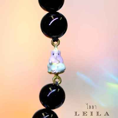 Leila Amulets พระพิฆเนศ รุ่นพิเศษ Baby Leila Collection (พร้อมกำไลหินฟรีตามรูป)