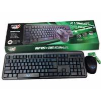 MD TECH Keyboard + Mouse Wireless Combo รุ่น RF15+35 คีย์สีฟ้า