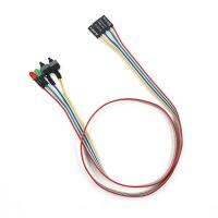 1pcs Atx Pc Computer Motherboard Power Cable 2 Switch On/off/reset With Led Light 60cm