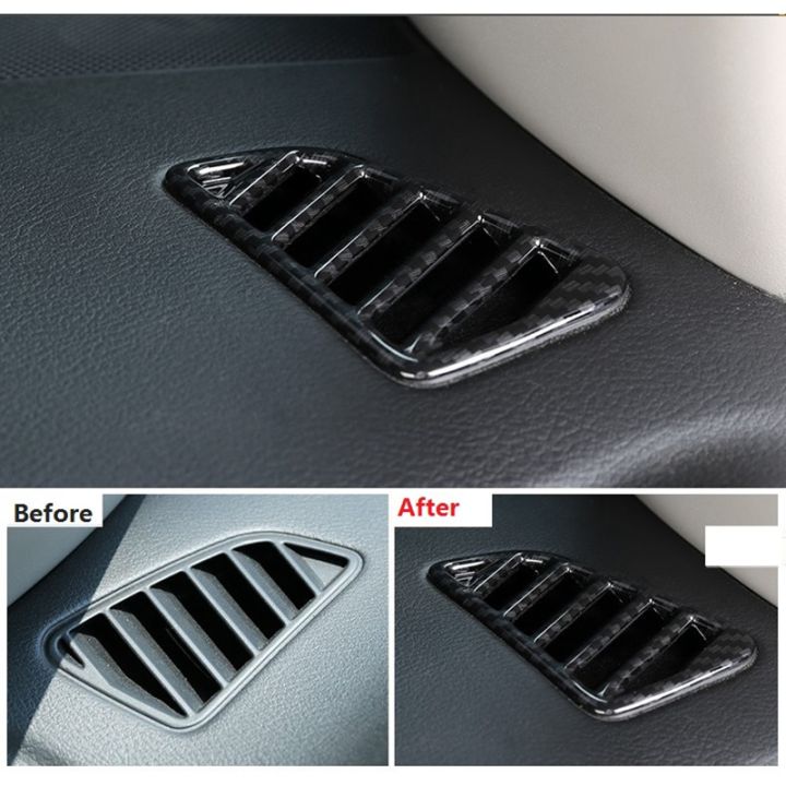 for-nissan-navara-np300-2016-2019-car-carbon-air-conditioning-outlet-vent-frame-cover-trim-sticker-accessories