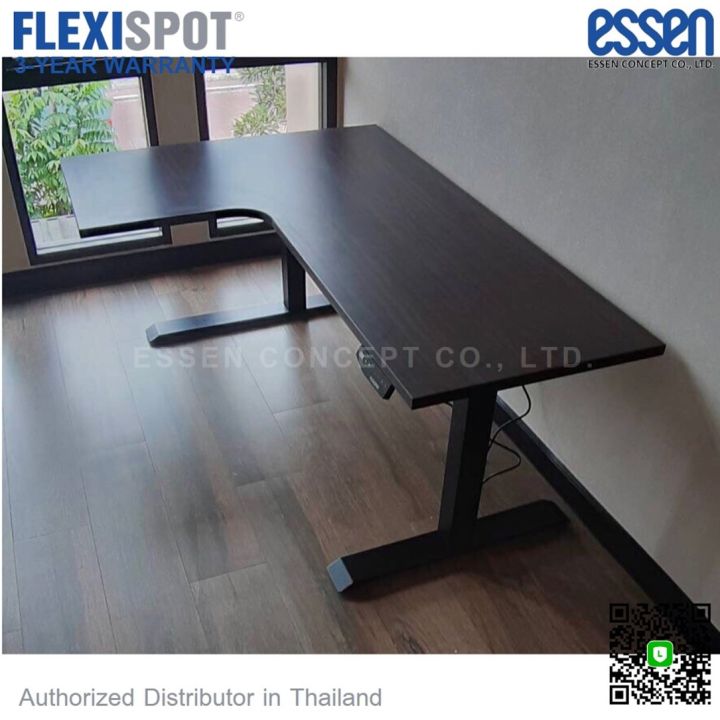 flexispot-by-essen-ท๊อปโต๊ะไม้-mdf-ปิดผิวลามิเนต-รูปตัว-l-ขนาด-160-x-110-x-60-ซม