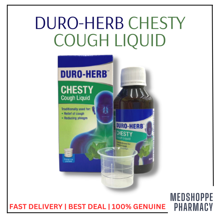 DUROHERB Chesty Cough Liquid 100ml Lazada